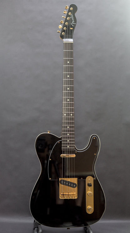 Fender Japan TL-62 Telecaster Custom Reissue MIJ, 2018, Black and Gold w/matching headstock