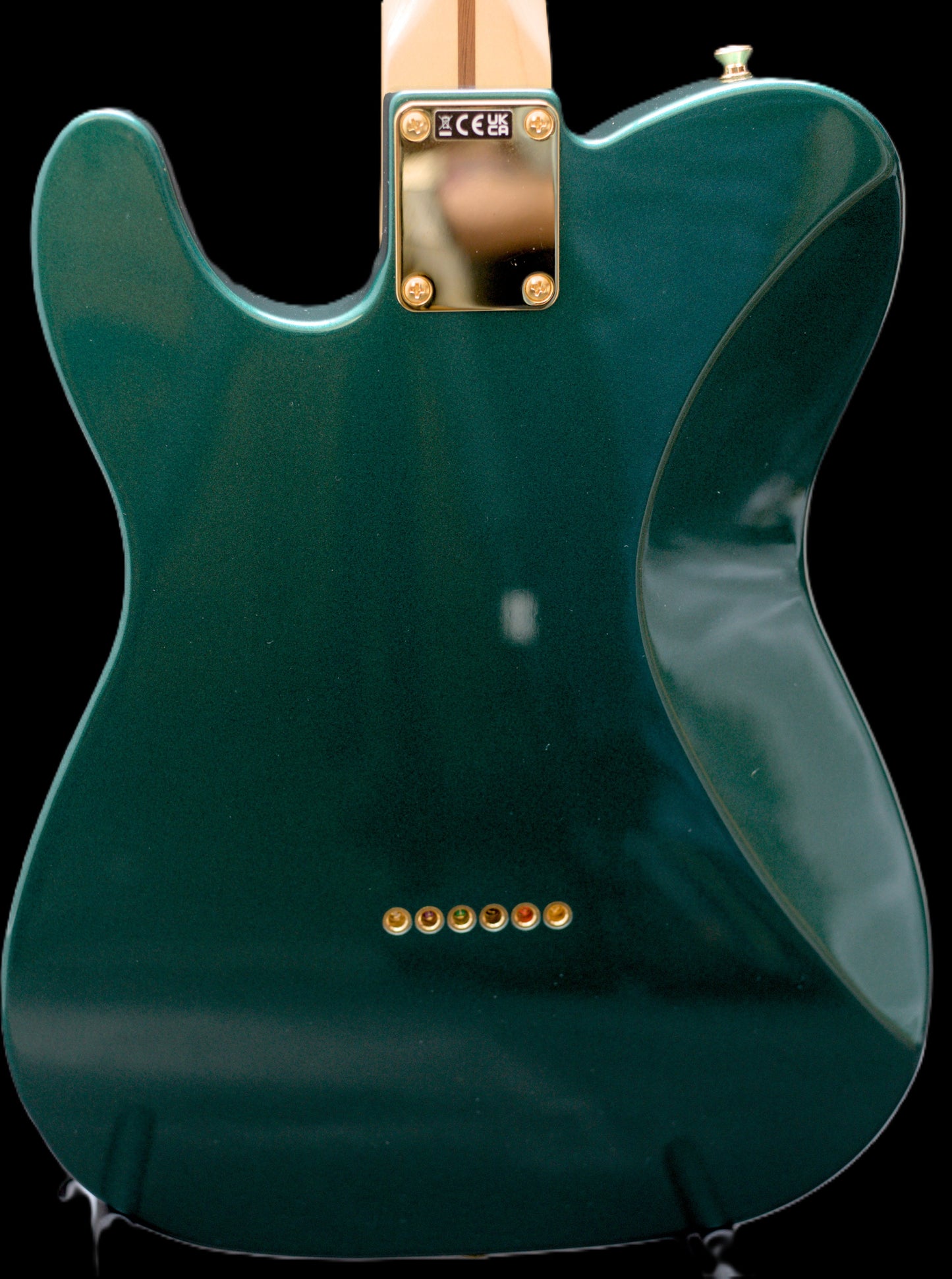 Fender MIJ FSR Collection Hybrid II Telecaster Japan 2024 - Sherwood Green Metallic Gold